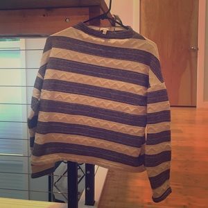 Detailed, crew neck Eri + Ali fall top